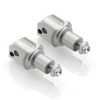 Adaptér RIZOMA pro stupačky řidiče TOURING pro motocykly SUZUKI V-Strom 650/1000, hliník (2ks)